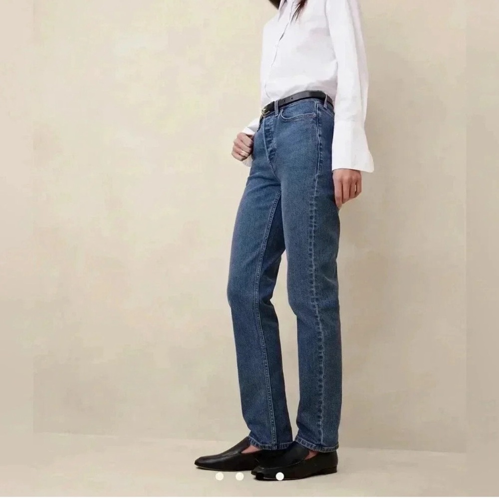 Banana Republic Blue Straight Leg Jeans Timeless Style